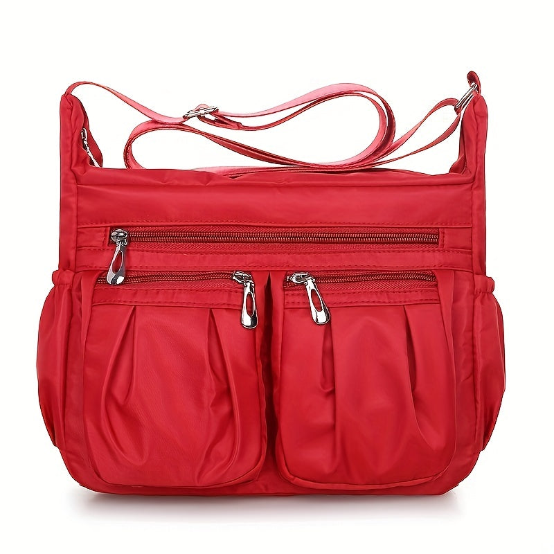 Waterproof Shoulder Bag - Casual Nylon Crossbody for Middle-Aged and Elderly Women