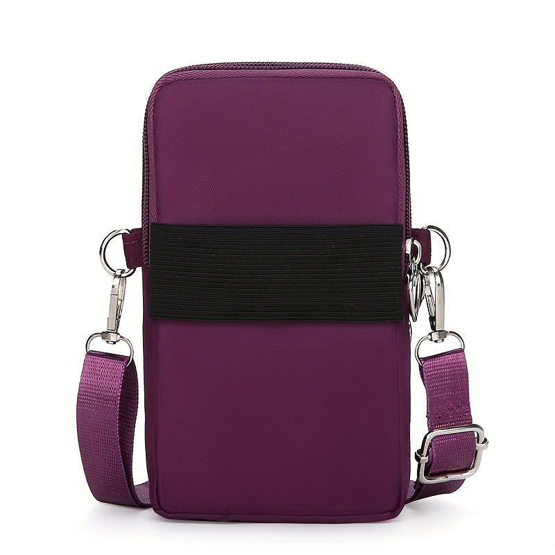 Casual Nylon Phone Bag - Sports Running Armband Mini Crossbody Purse Wallet