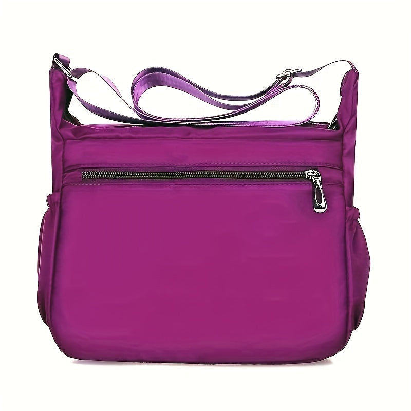 Waterproof Shoulder Bag - Casual Nylon Crossbody for Middle-Aged and Elderly Women